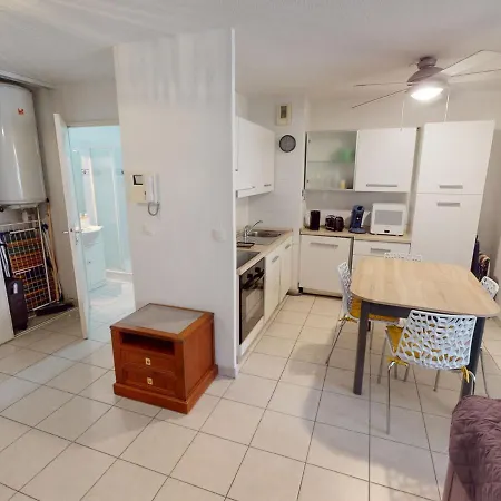 2p Climatise En Centre-ville Avec Terrasse Et Parking Prive - Fr-1-196-336 Apartman